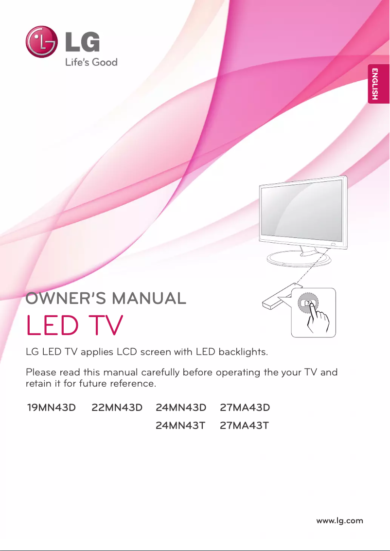 Página 1 del manual Manual de usuario LG 24MN43T