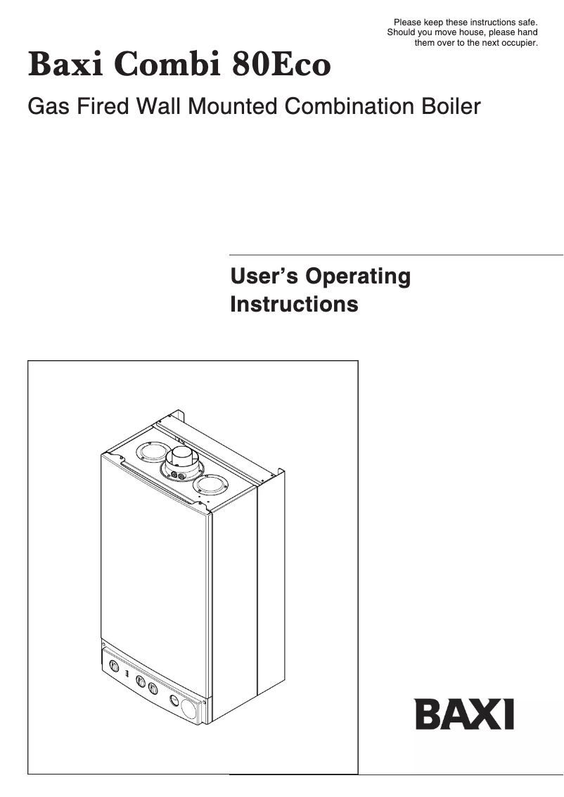 Imagen de la primera página del manual del dispositivo Combi 80Eco