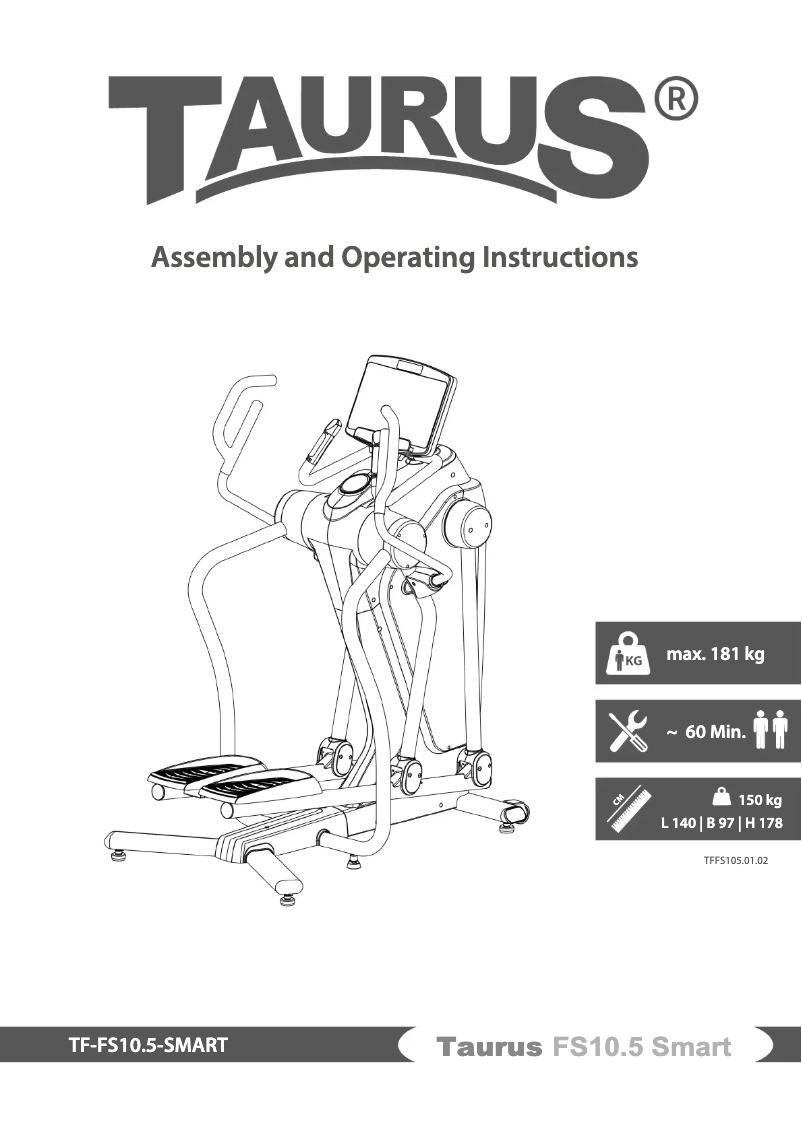Page n°1 - Manuel utilisateur Taurus FS10.5 Smart