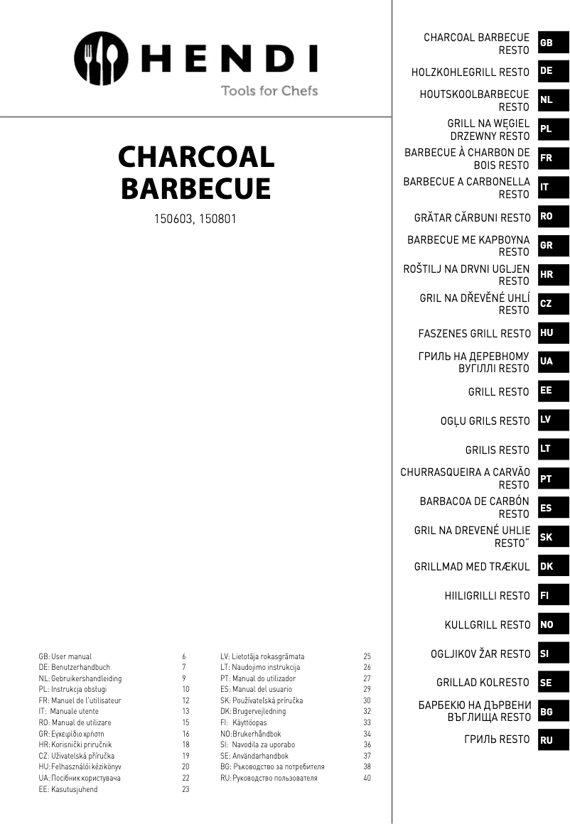Image de la première page du manuel de l'appareil 150603