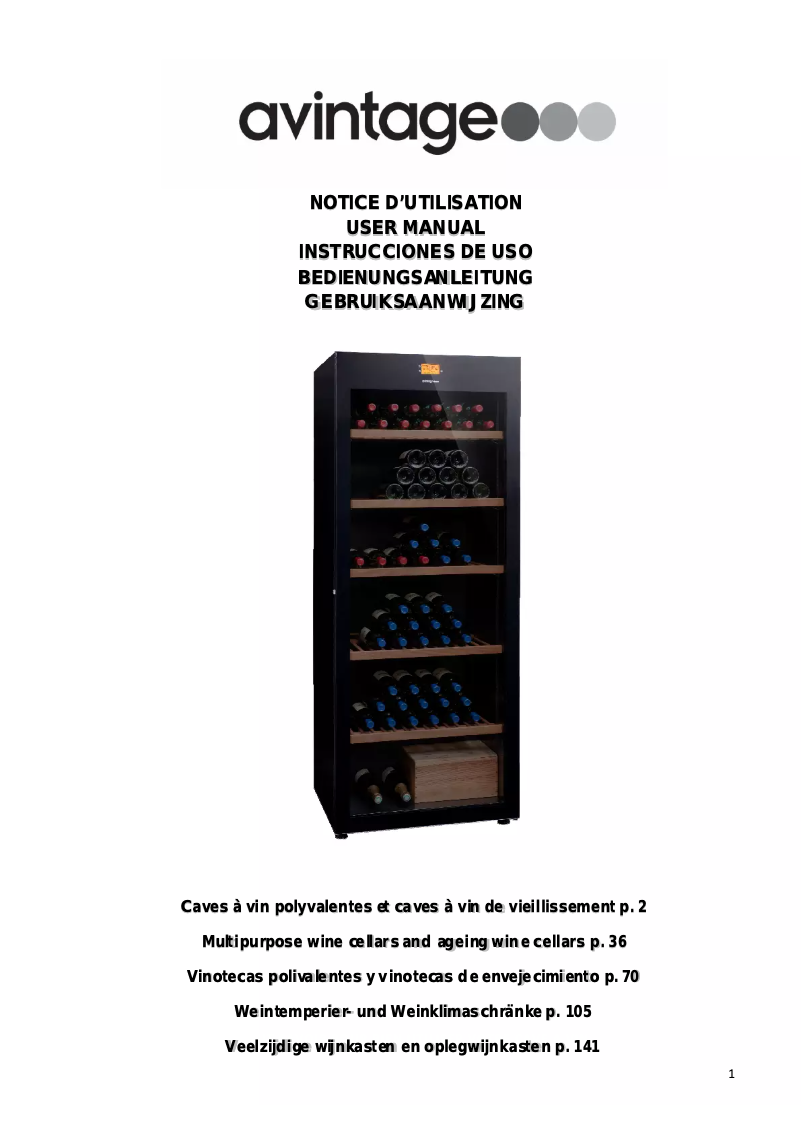 Página 1 del manual Manual de usuario Climadiff DVA305PA+