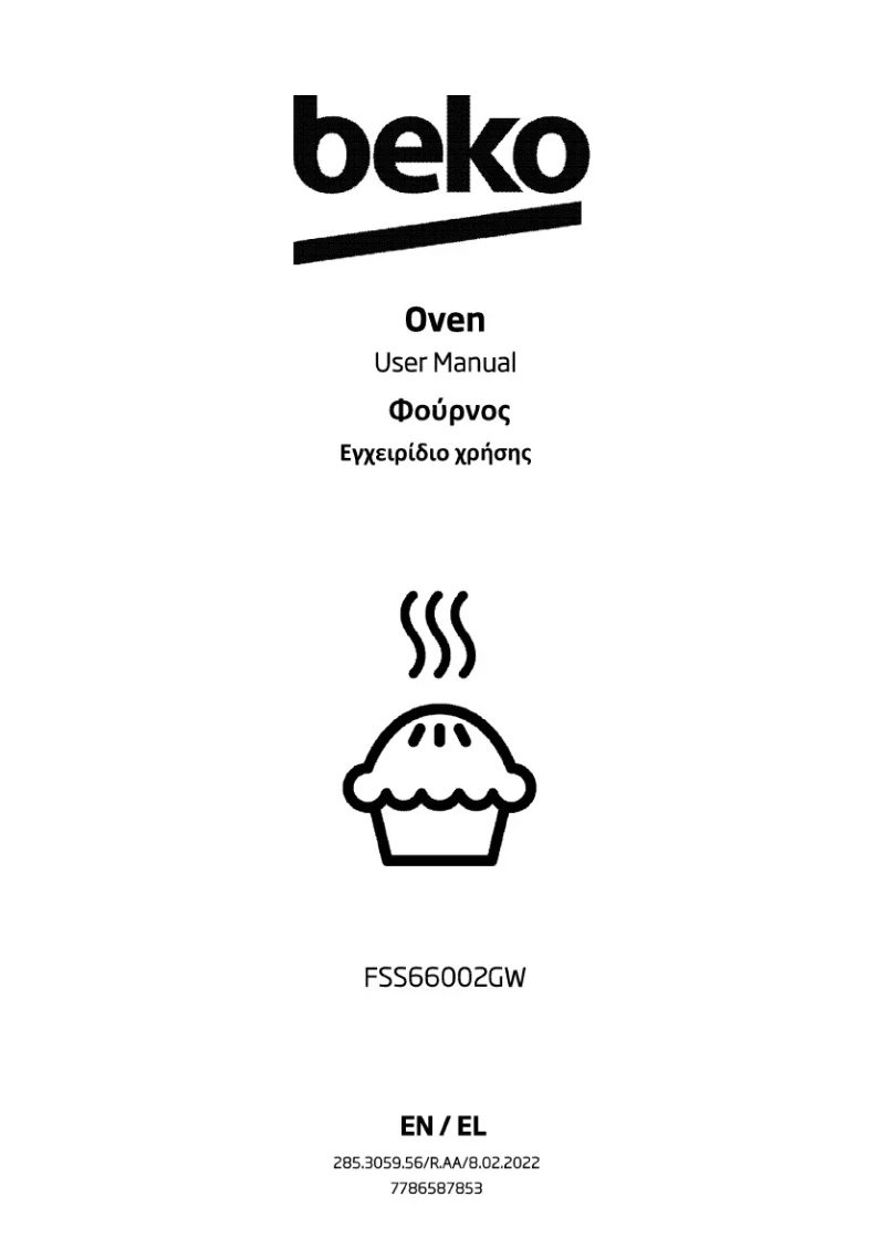Page 1 de la notice Manuel utilisateur Beko FSS66002GW
