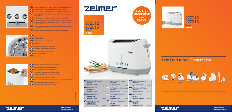 Page 1 de la notice Manuel utilisateur Zelmer 27Z013