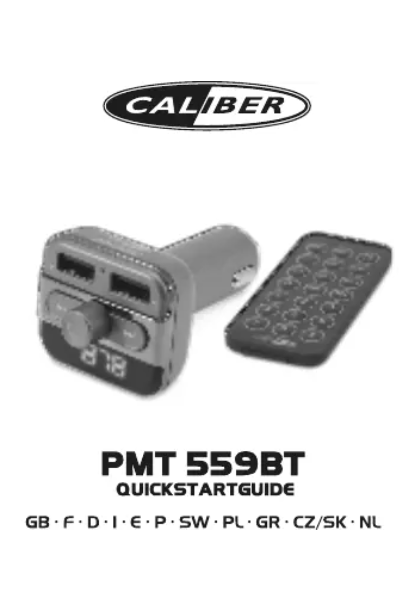 Page 1 de la notice Manuel utilisateur Caliber PMT 559BT