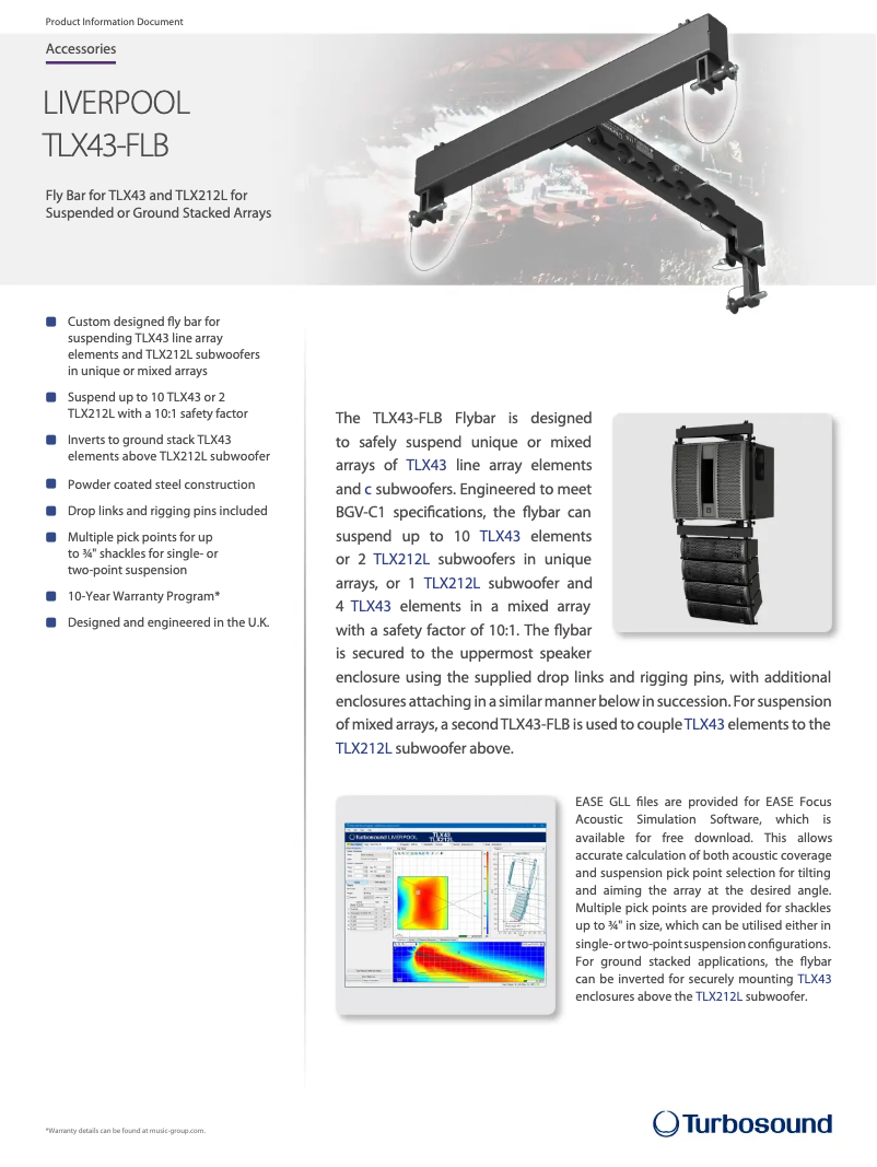 Image de la première page du manuel de l'appareil Liverpool TLX43-FLB