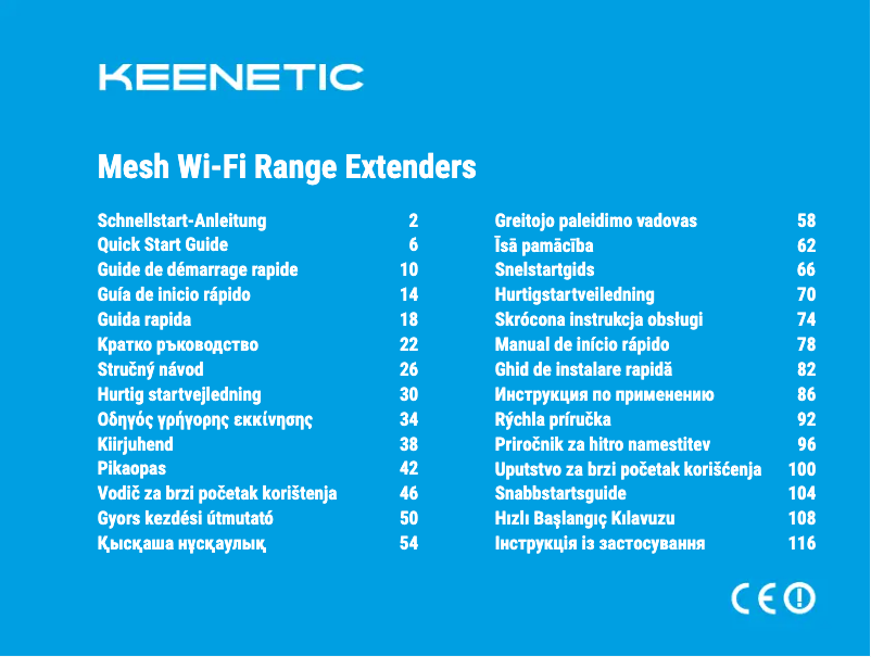 Page n°1 - Manuel utilisateur Keenetic Buddy 6 KN-3411
