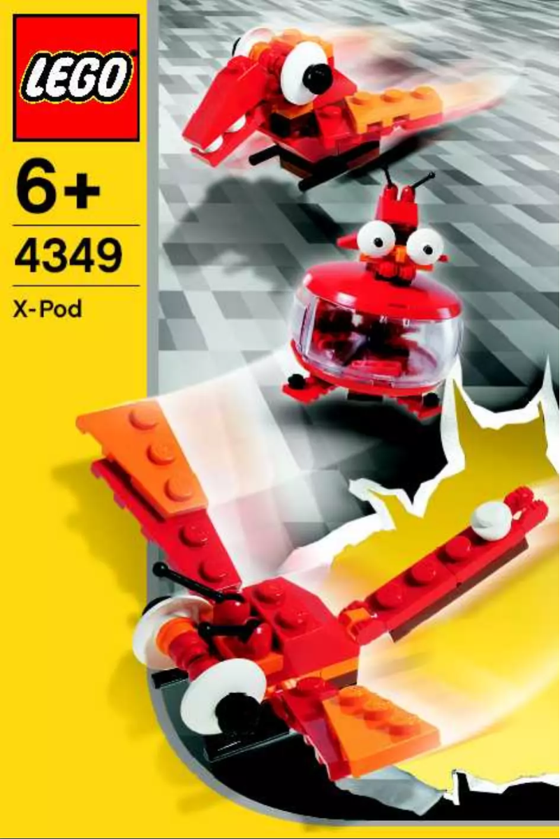 Page 1 de la notice Manuel utilisateur Lego X-Pod 4349