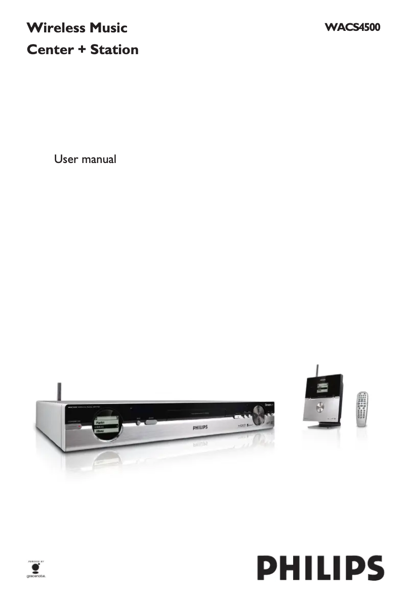 Page n°1 - Manuel utilisateur Philips Streamium WACS4500