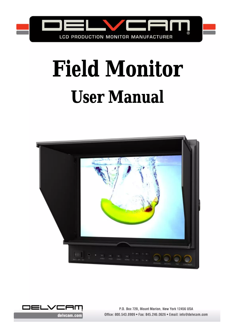Image de la première page du manuel de l'appareil DELV-SDI-10