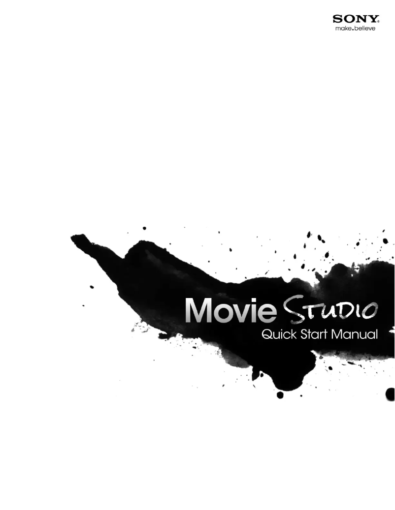 Image de la première page du manuel de l'appareil Vegas Movie Studio 12 Platinium Suite