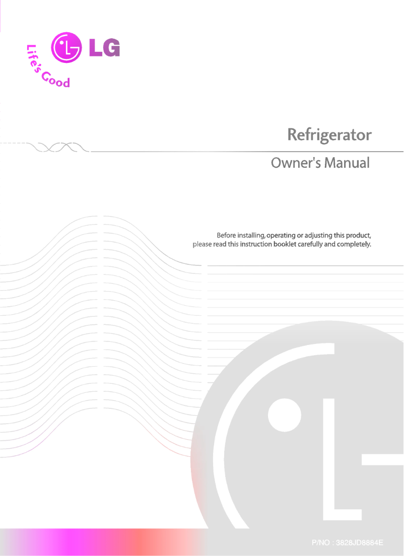 Page 1 de la notice Manuel utilisateur LG GR-P21TTI