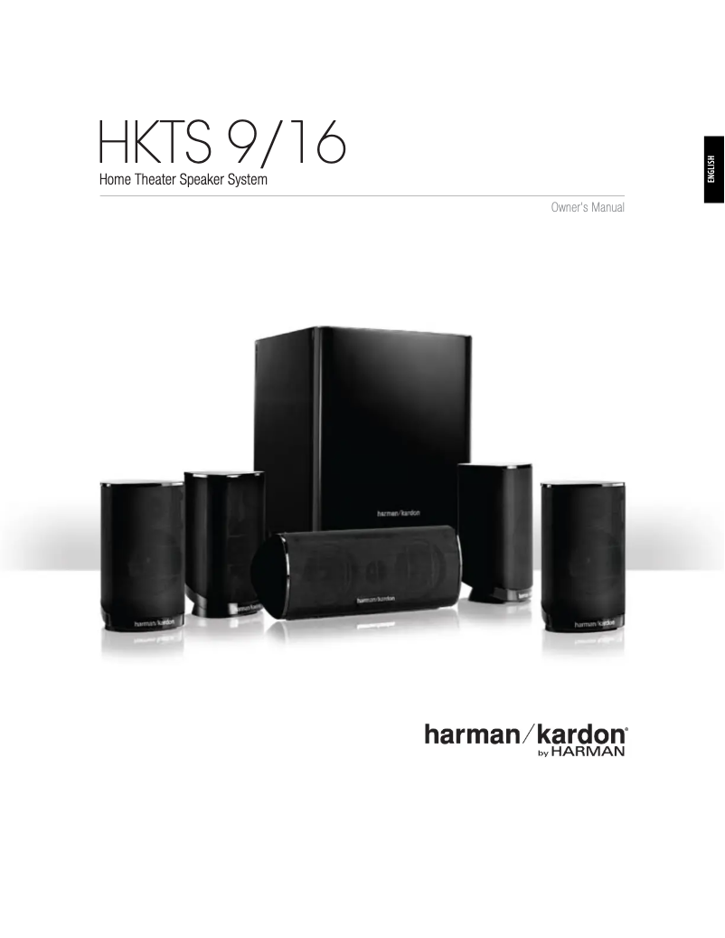 Page 1 de la notice Manuel utilisateur Harman Kardon HKTS 16