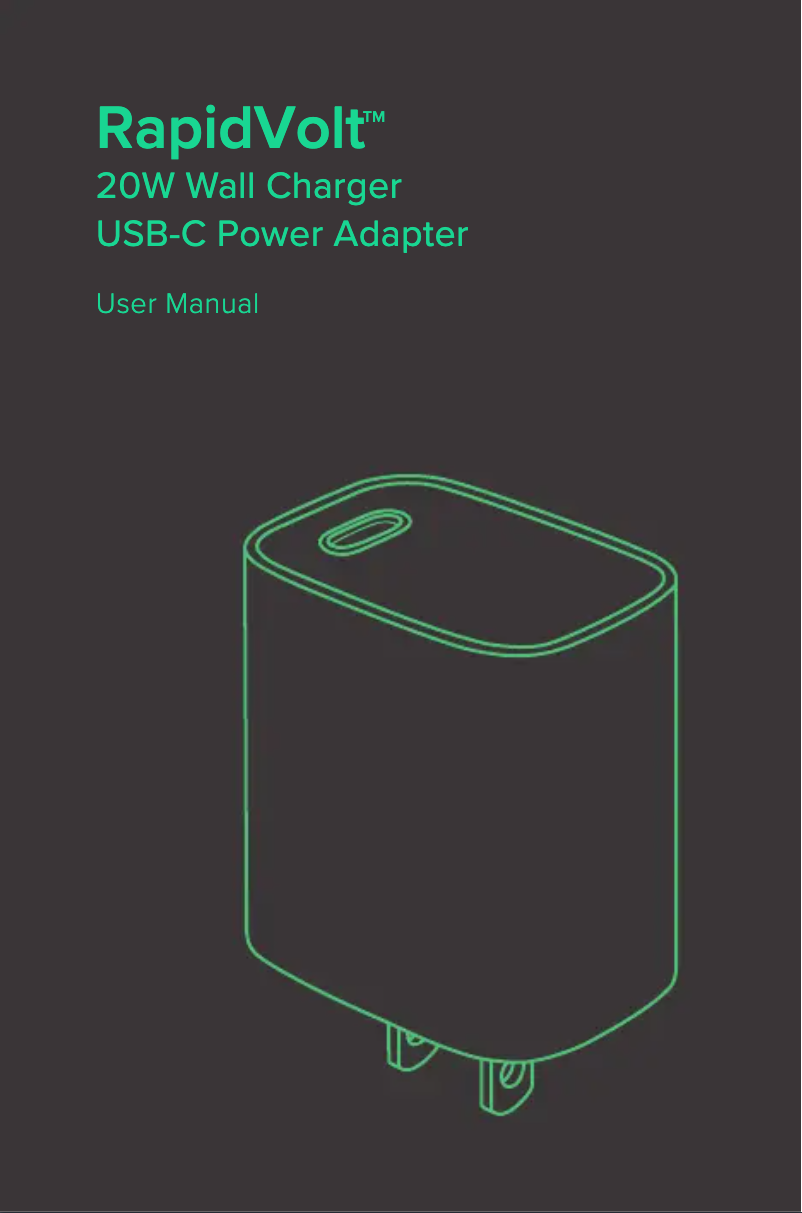 Page n°1 - Manuel utilisateur iOttie RapidVolt