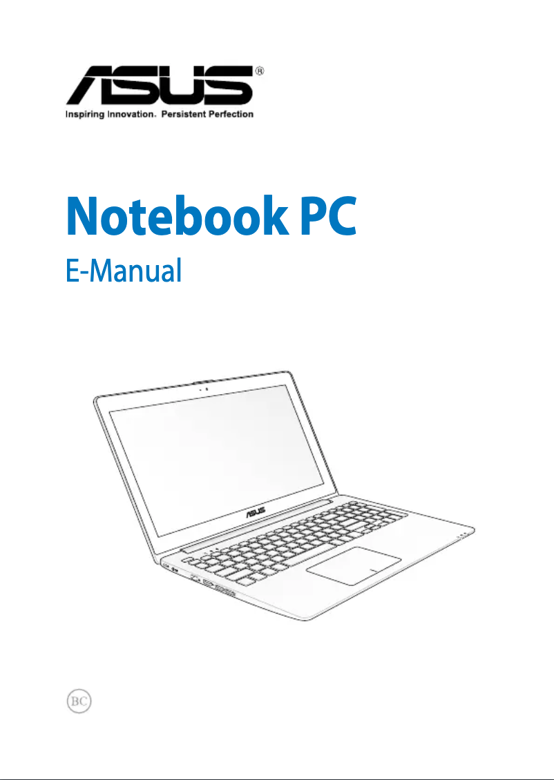 Image de la première page du manuel de l'appareil VivoBook S451LN