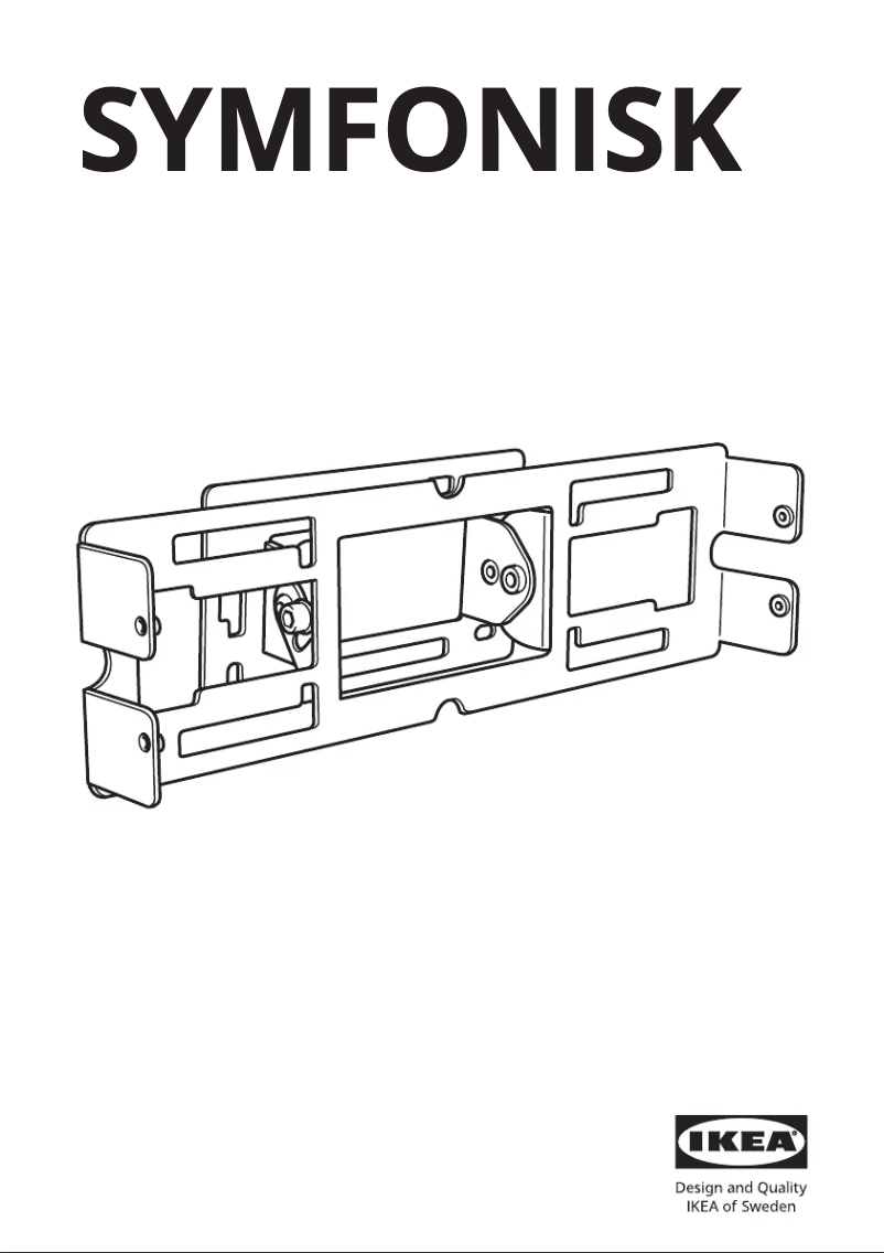 Image de la première page du manuel de l'appareil SYMFONISK 405.087.18