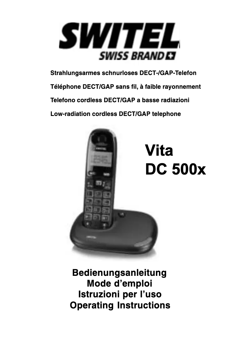 Imagen de la primera página del manual del dispositivo Vita DC5001