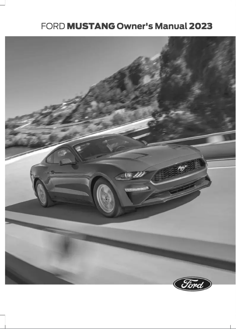 Page n°1 - Manuel utilisateur Ford Mustang (2023)