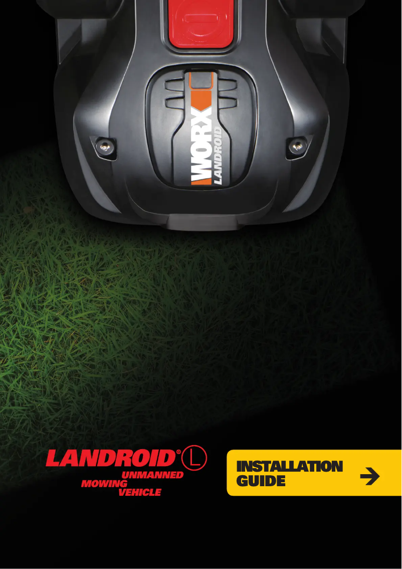 Image de la première page du manuel de l'appareil Landroid WG793E