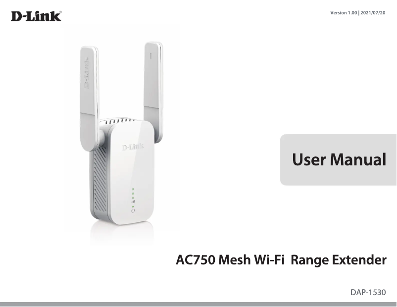 Page n°1 - Manuel utilisateur D-Link DAP-1530