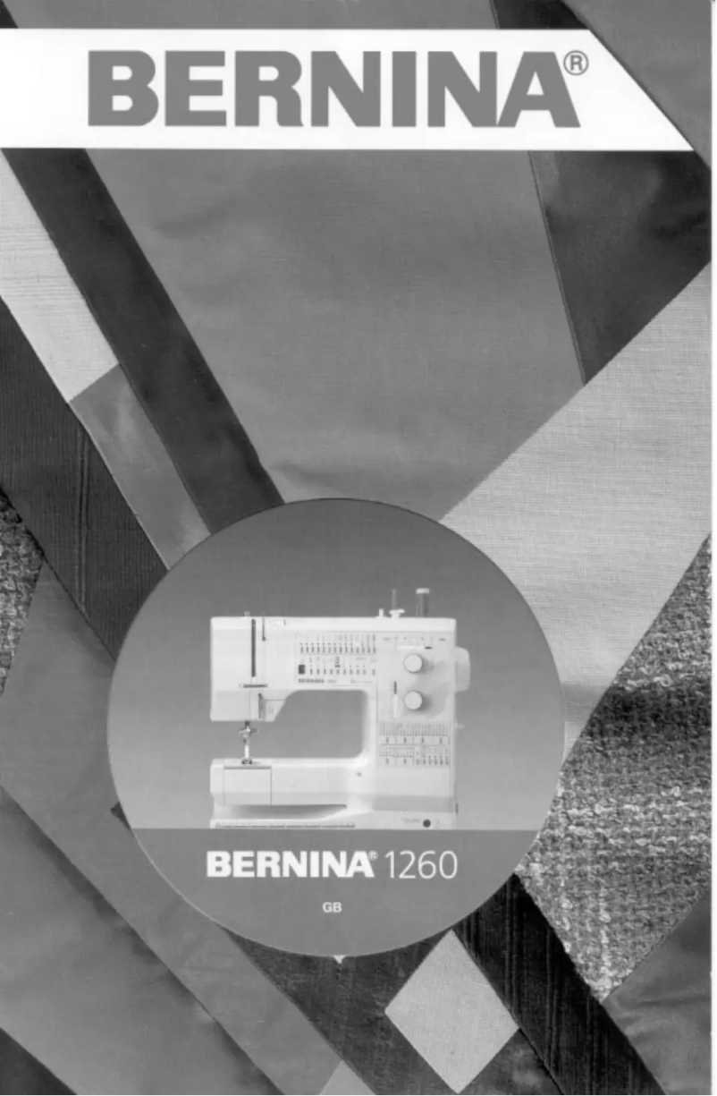 Page n°1 - Manuel utilisateur Bernina 1260