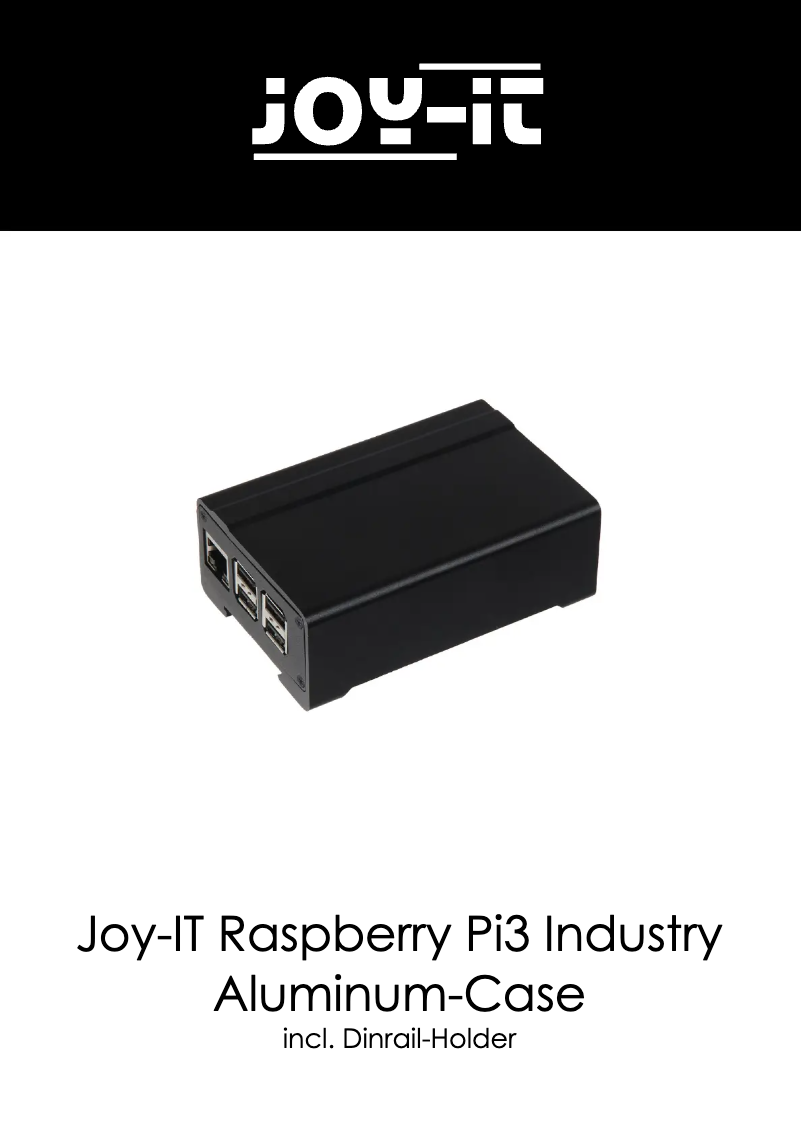 Image de la première page du manuel de l'appareil RB-ALUCASE+02B