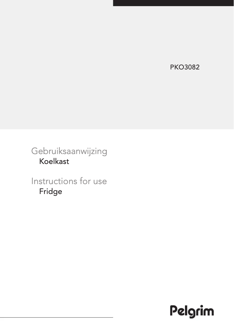 First page image of the manual for PKO3082