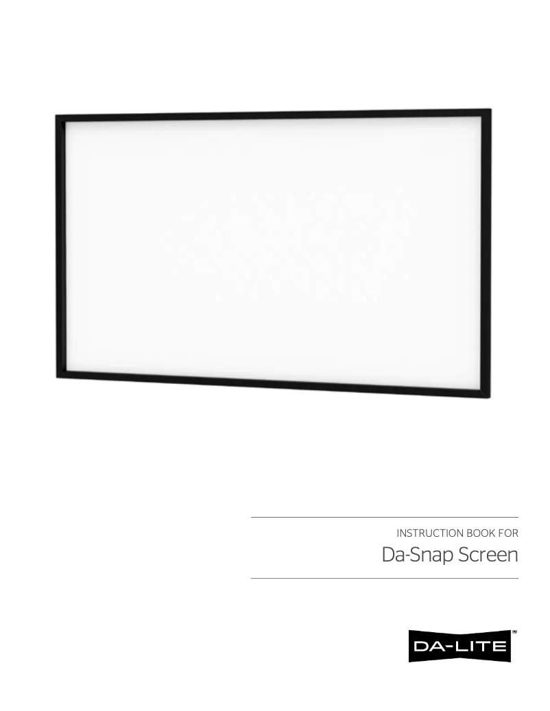 Image de la première page du manuel de l'appareil Da-Snap