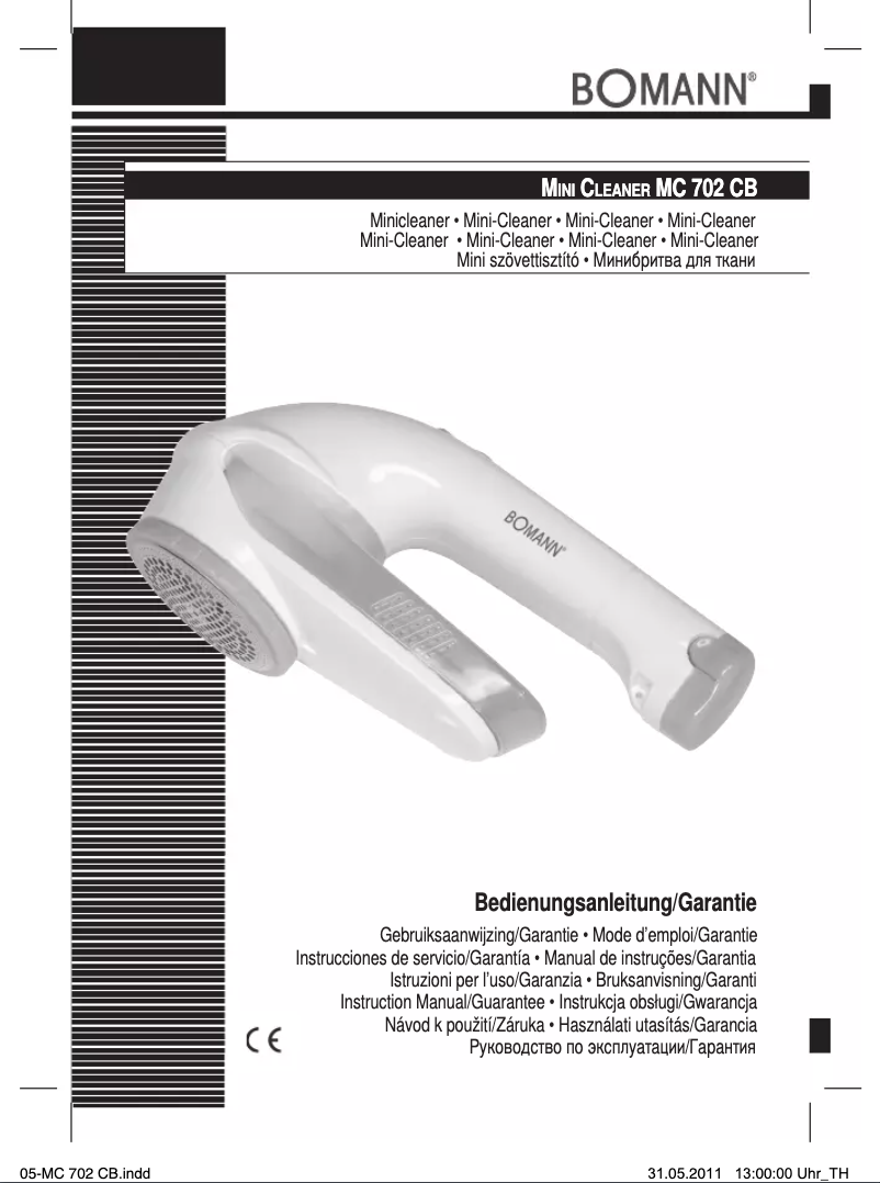 Image de la première page du manuel de l'appareil MC 702 CB
