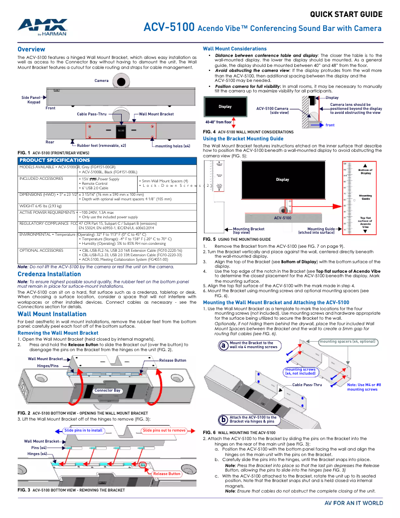Image de la première page du manuel de l'appareil Acendo Vibe ACV-5100