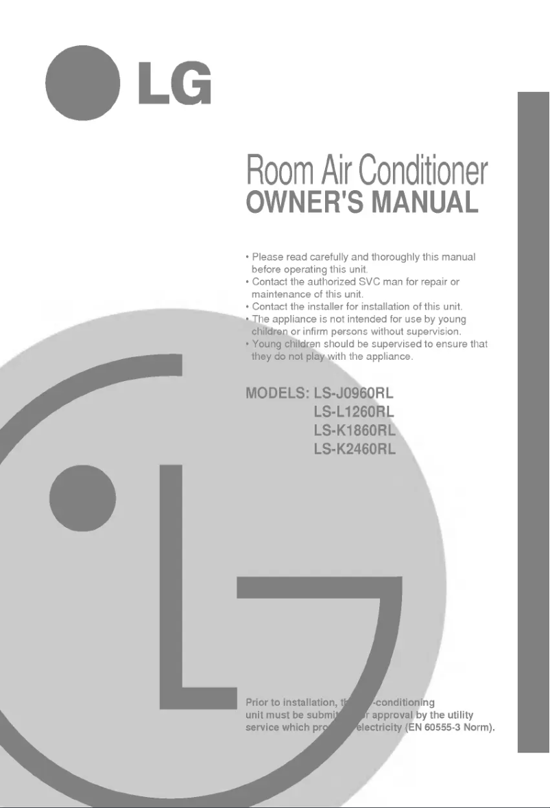 Página 1 del manual Manual de usuario LG LSNK1861RL