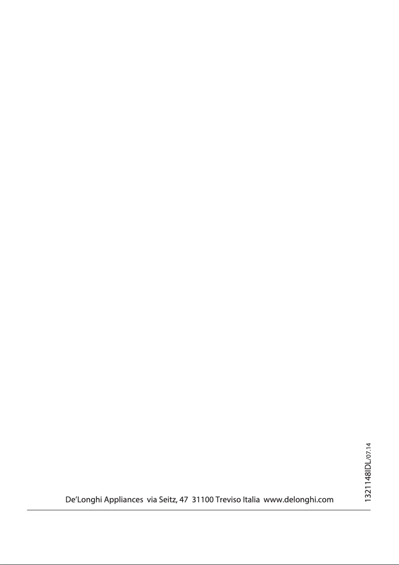 Page n°1 - Manuel utilisateur DeLonghi Distinta ICMI 211