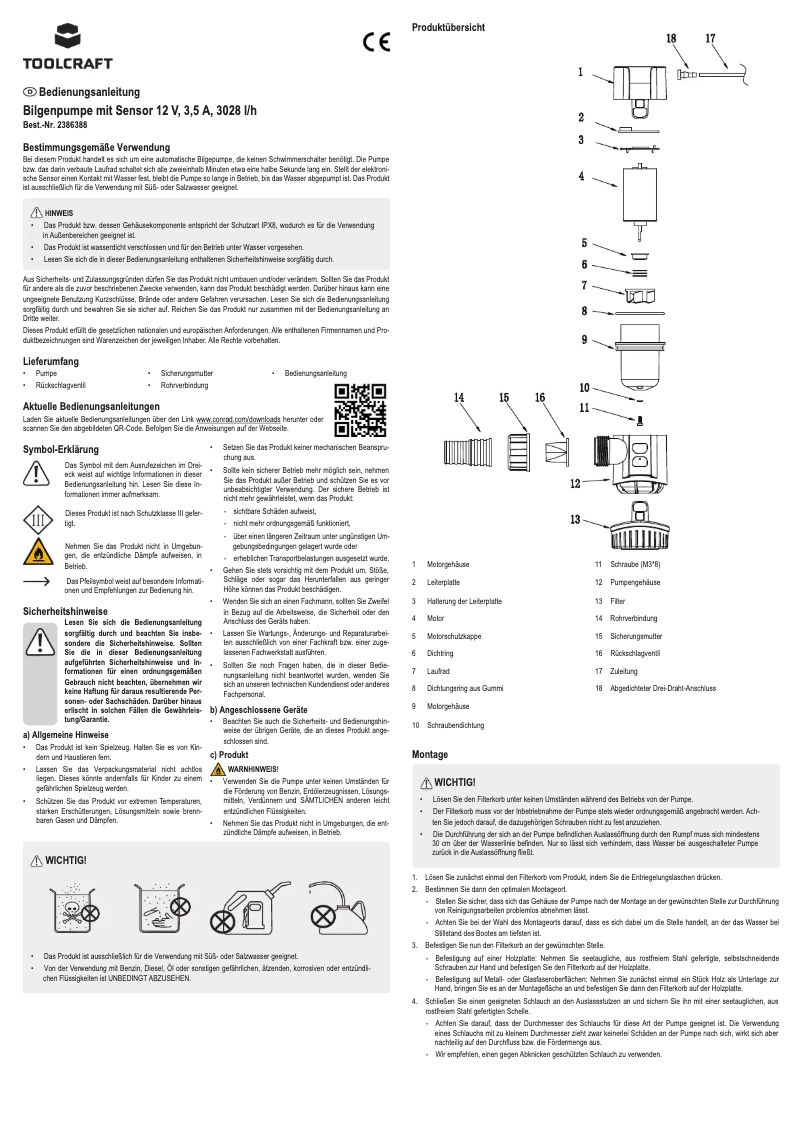 Image de la première page du manuel de l'appareil TO-7159164