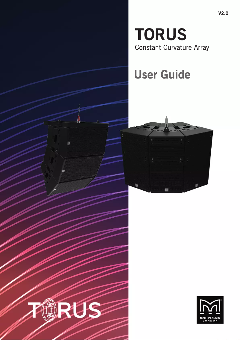 Page 1 de la notice Manuel utilisateur Martin Audio TORUS T1230
