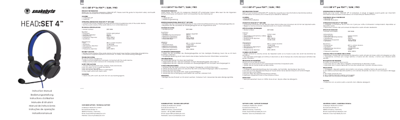 Image de la première page du manuel de l'appareil HEAD:SET 4