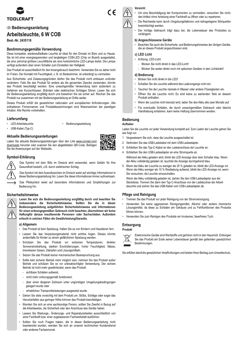 Image de la première page du manuel de l'appareil TO-7305354