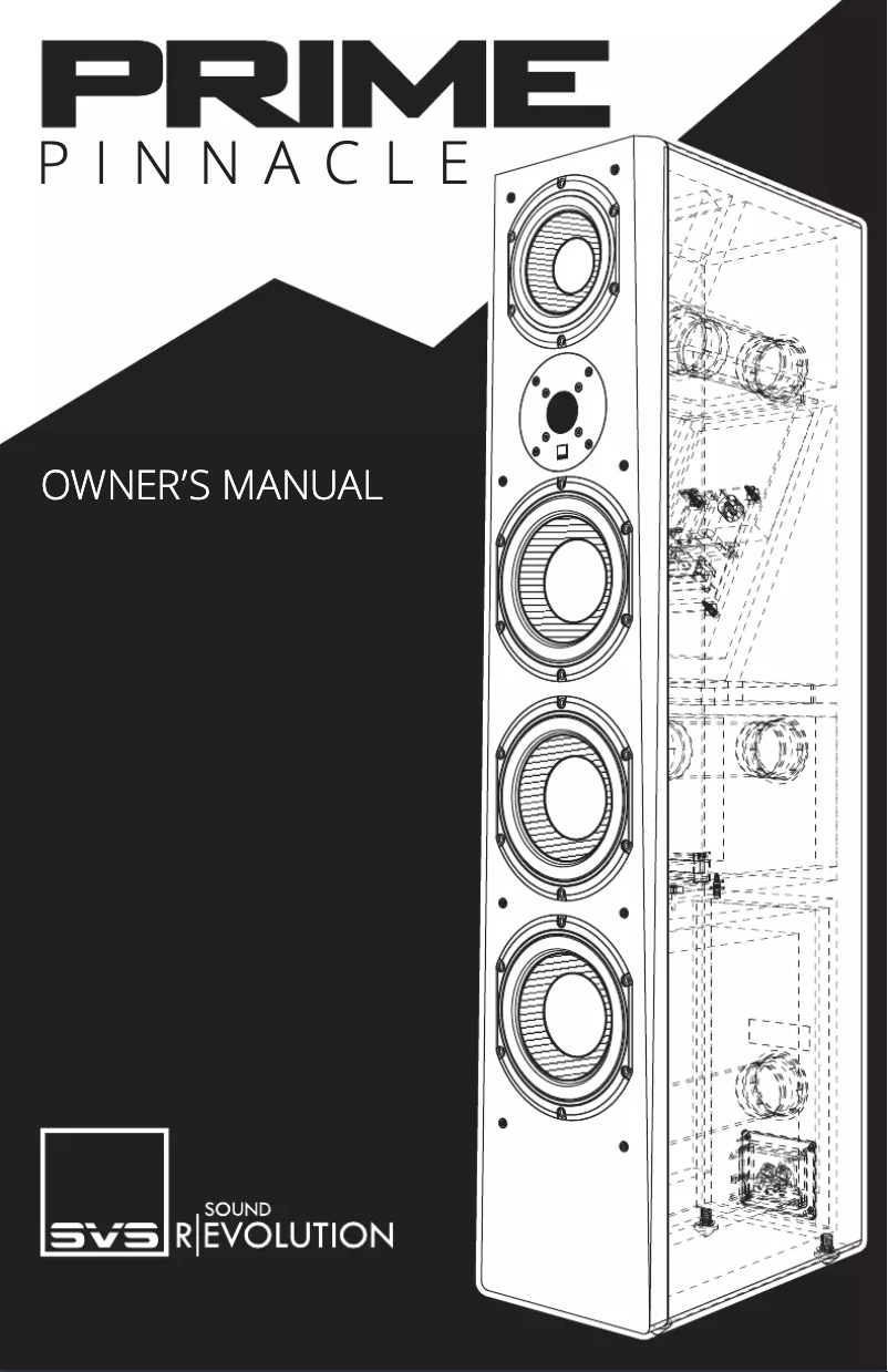 Page n°1 - Manuel utilisateur SVS Prime Pinnacle
