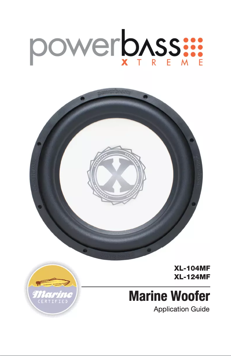 Page 1 de la notice Manuel utilisateur PowerBass XL-104MF