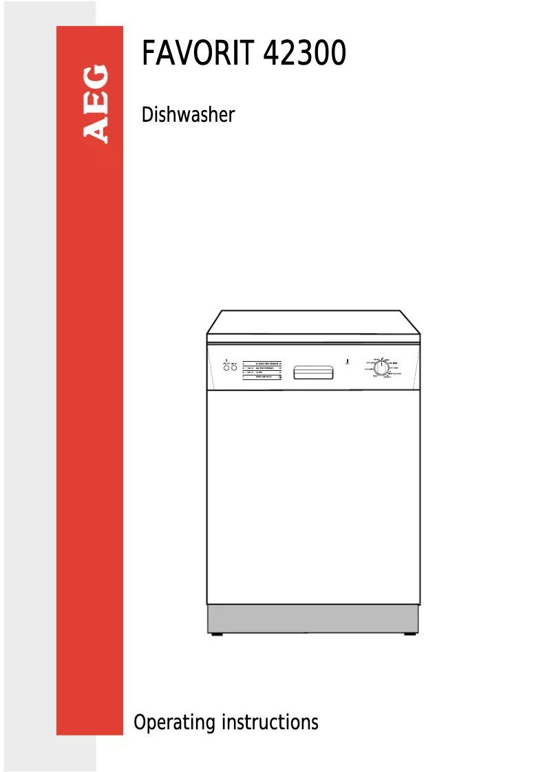 Image de la première page du manuel de l'appareil Favorit 42300