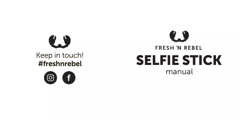 Image de la première page du manuel de l'appareil Selfie Stick