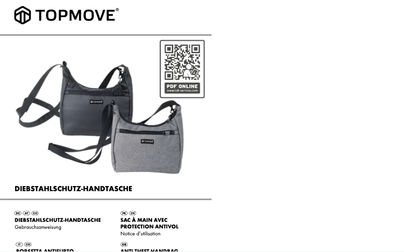 Page n°1 - Manuel utilisateur Topmove IAN 331883