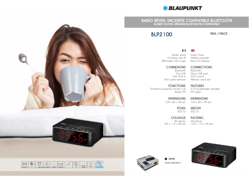 Page n°1 - Manuel utilisateur Blaupunkt BLP2100