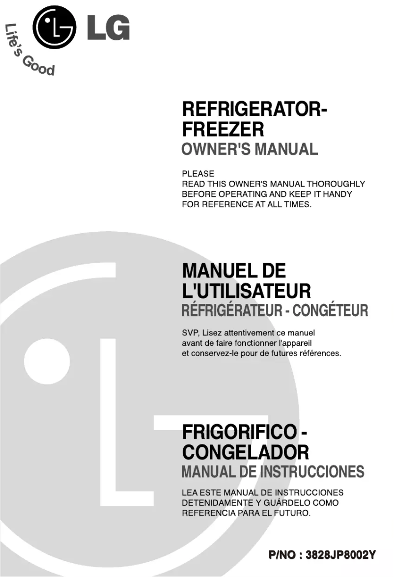 Image de la première page du manuel de l'appareil GN-U232RL