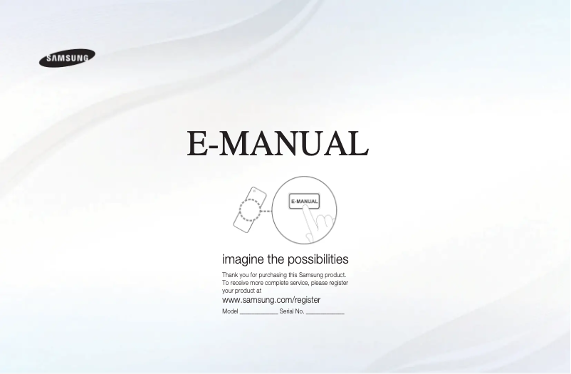 Page n°1 - Manuel utilisateur Samsung LA37D550K7R