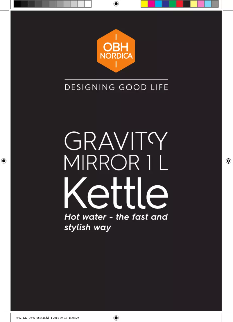 Image de la première page du manuel de l'appareil Gravity Mirror 7912