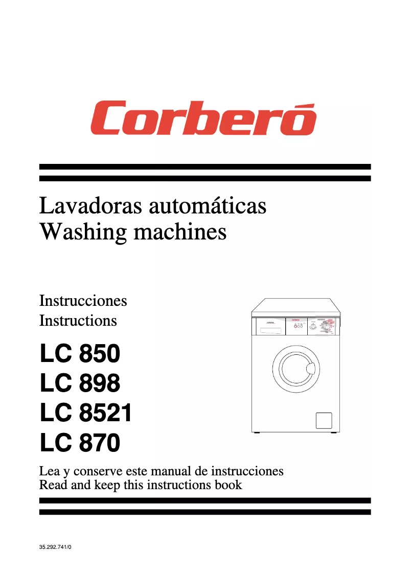 Page n°1 - Manuel utilisateur Corbero LC850