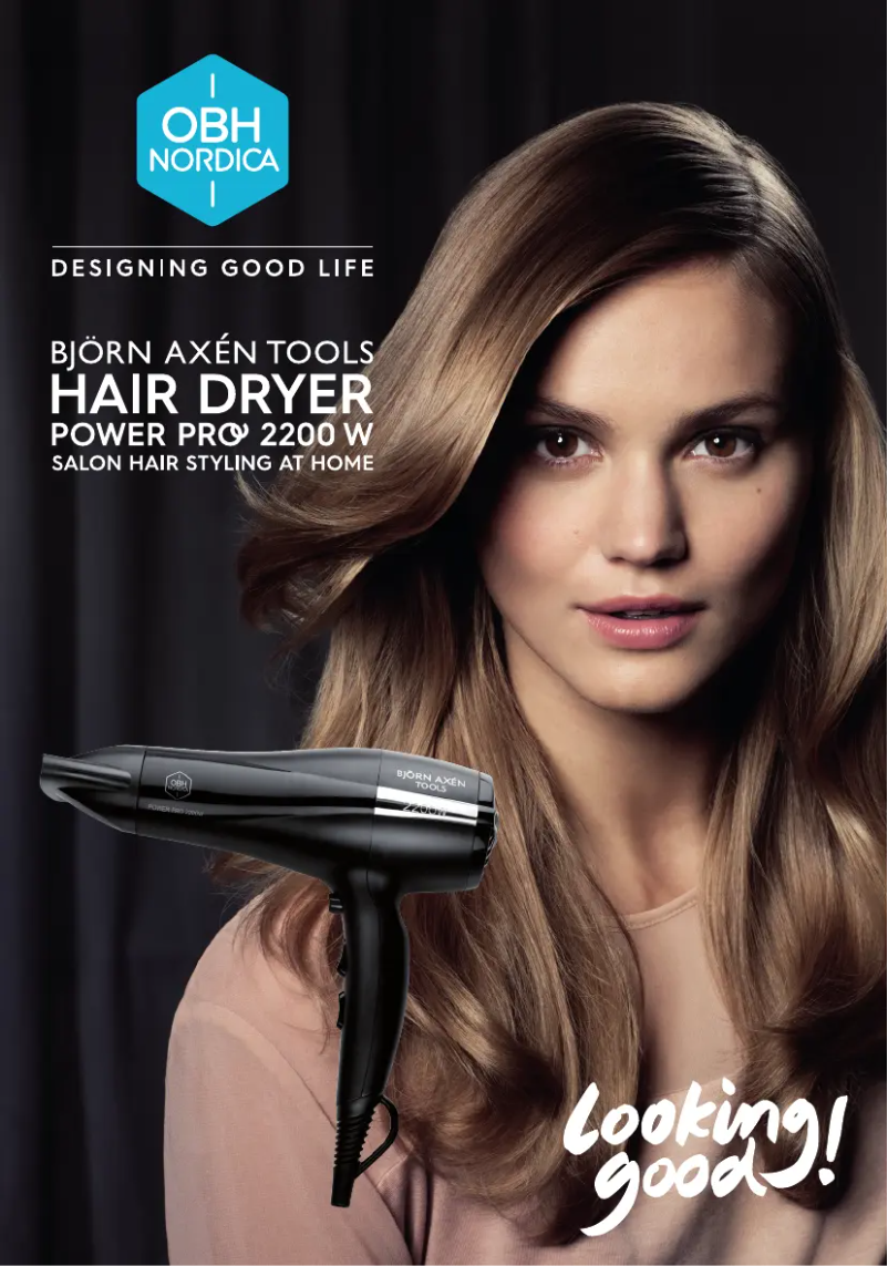 Page n°1 - Manuel utilisateur OBH Nordica Björn Axén Power Pro 2200W 5191