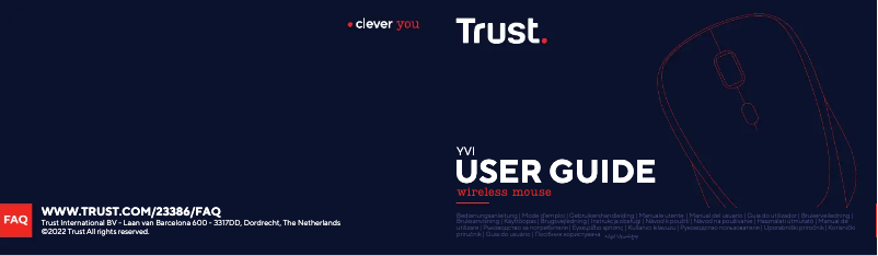 Page 1 de la notice Manuel utilisateur Trust Yvi 23386