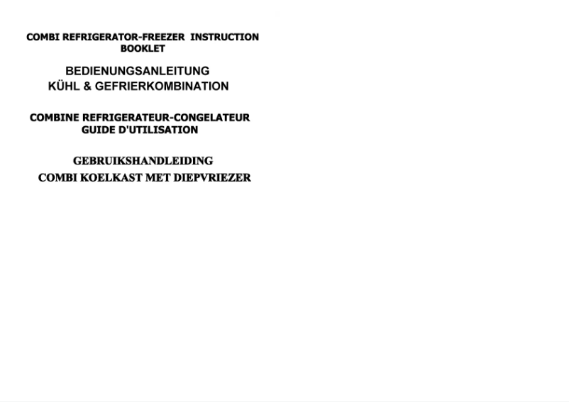 Page 1 de la notice Manuel utilisateur Blucher BLKV 380S