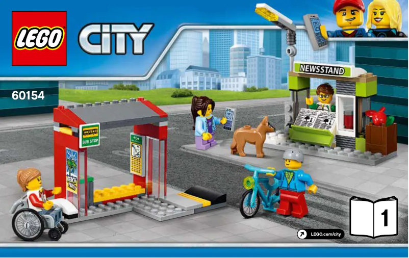 Page n°1 - Consignes visuelles Lego City 60154