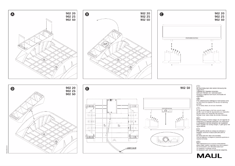Page 1 de la notice Manuel utilisateur MAUL 9022585